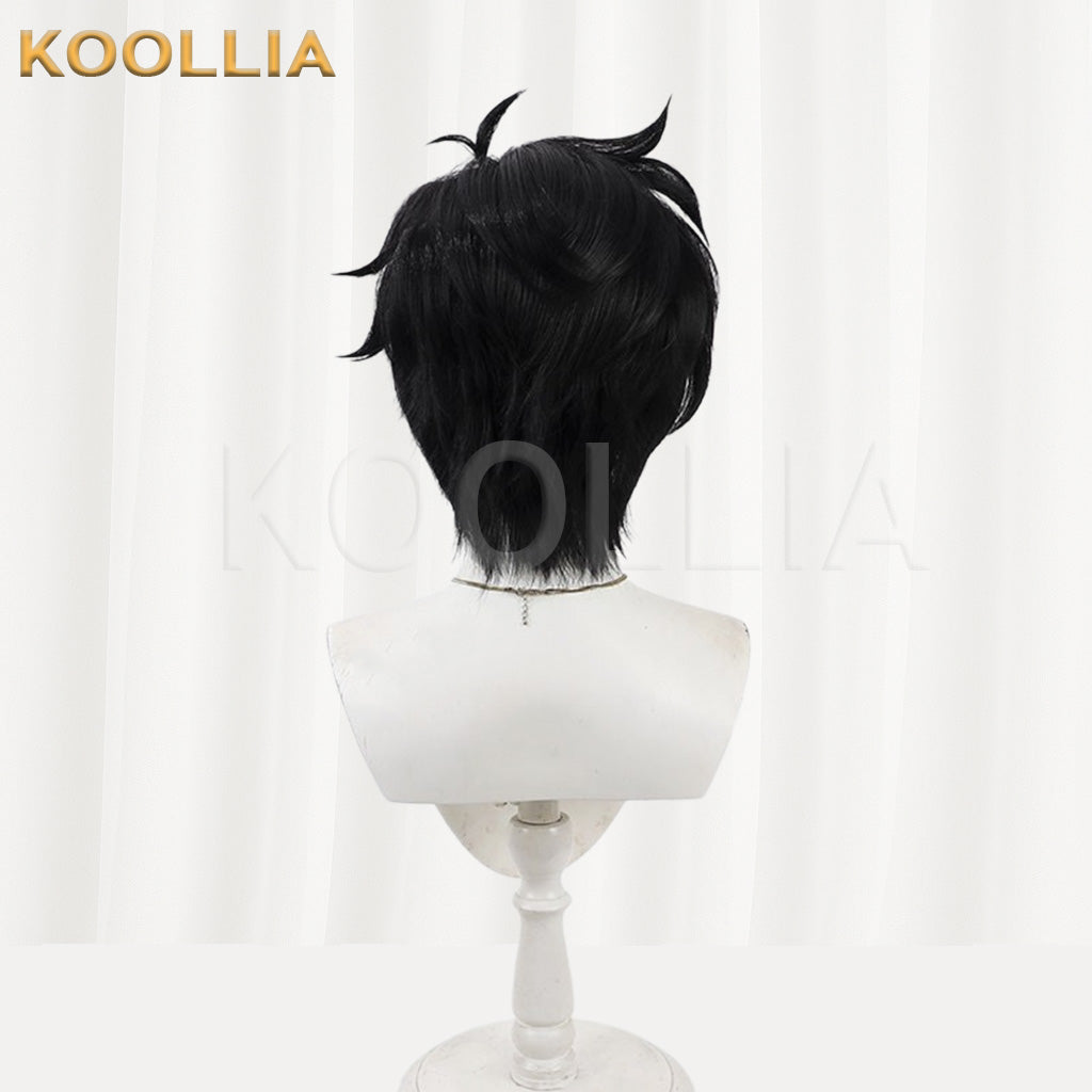 Dragon Ball Videl Black Spiky Basic Wig