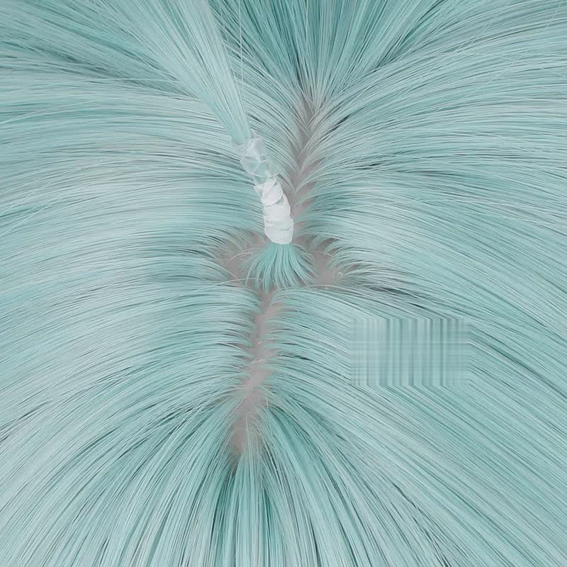 Virtual Singer Miku Wig Raccoon Baby Long Green Hair Basic Wig