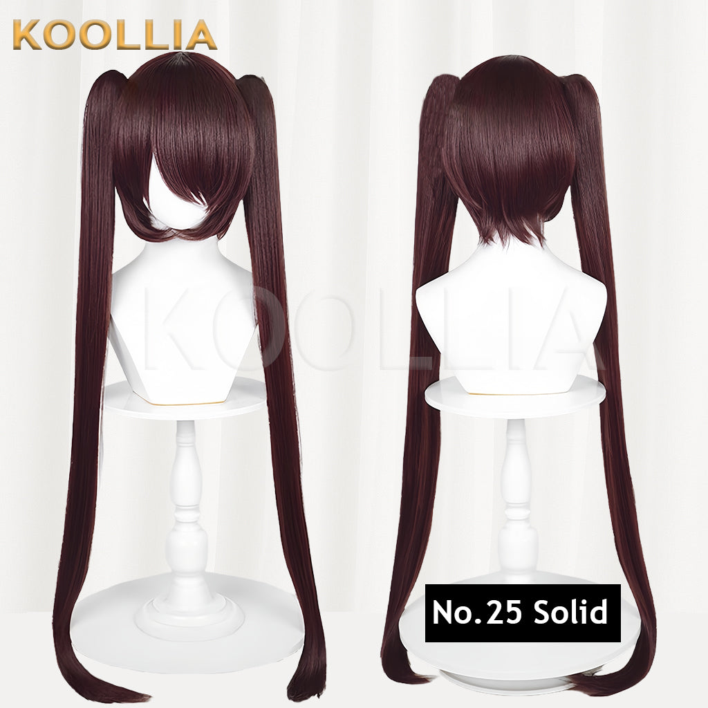 All-purpose Wig Hatsune Miku Twintails With Tiger Mouth Clip