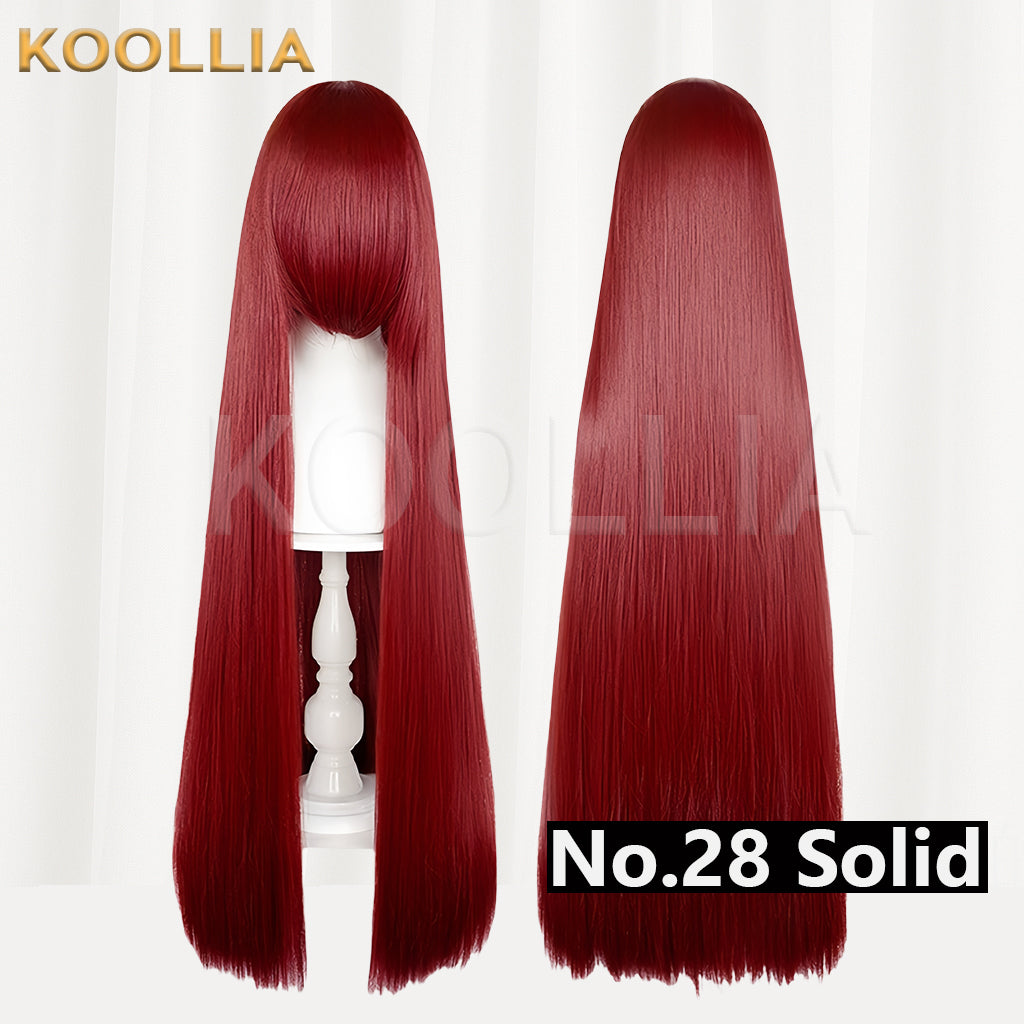 Thickened High-Density 100cm All-Purpose Long Straight Wig(Around 600g)