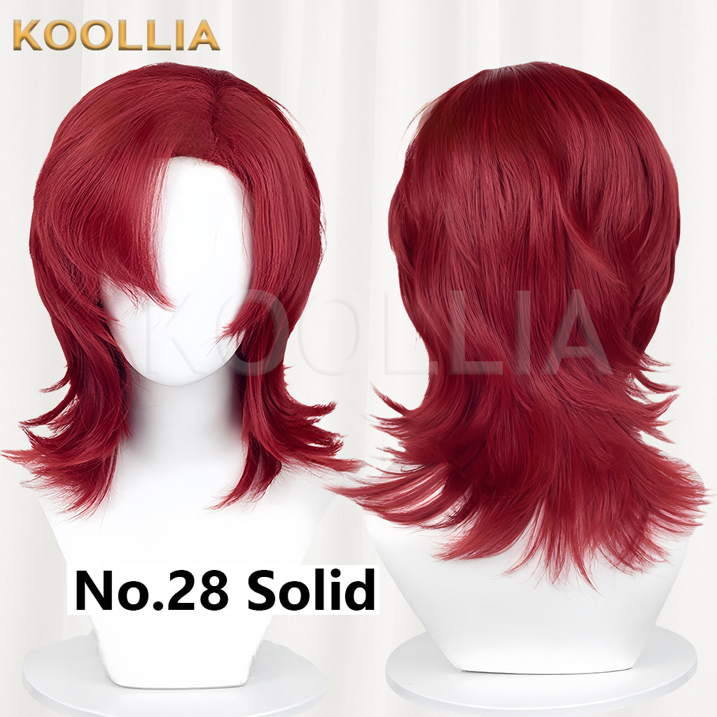 All-purpose Wig Matte Wolf Cut Wig with Side Parting