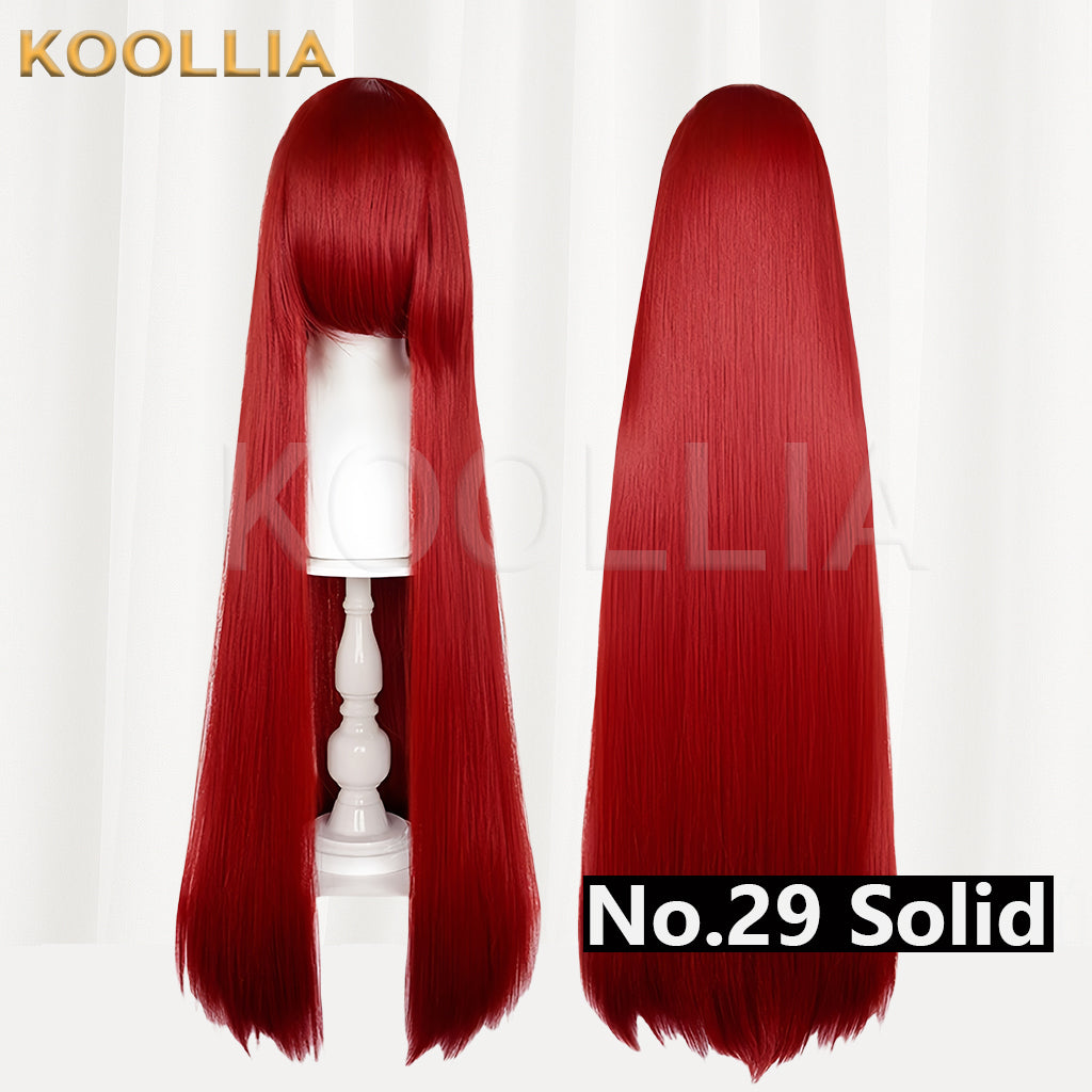Thickened High-Density 100cm All-Purpose Long Straight Wig(Around 600g)