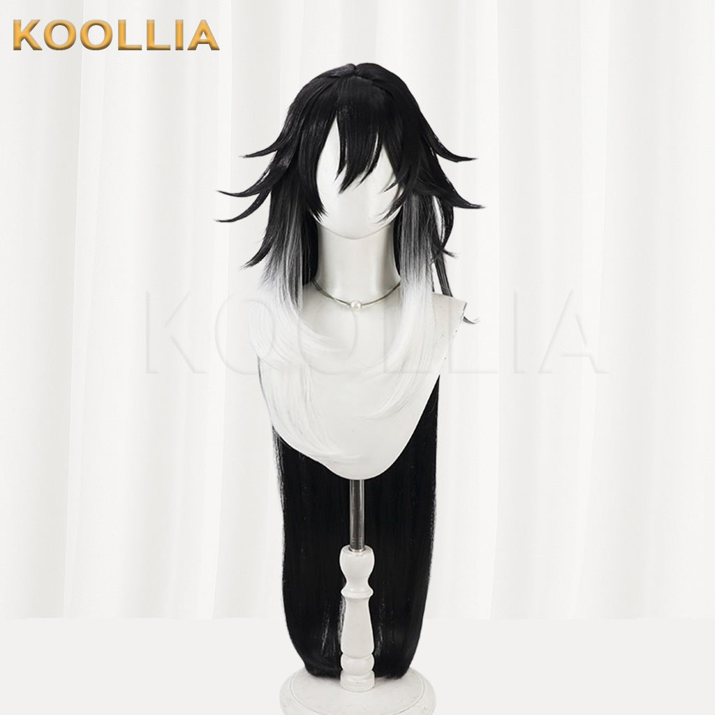 Honkai Star Rail Ashveil/La Mancha Black Long Hair Basic Wig