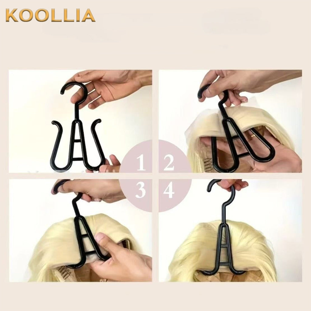Hanging Wig Storage Bag Set – Dustproof, Moisture-Resistant & Space-Saving with Hook Included Wig Stylist Tools