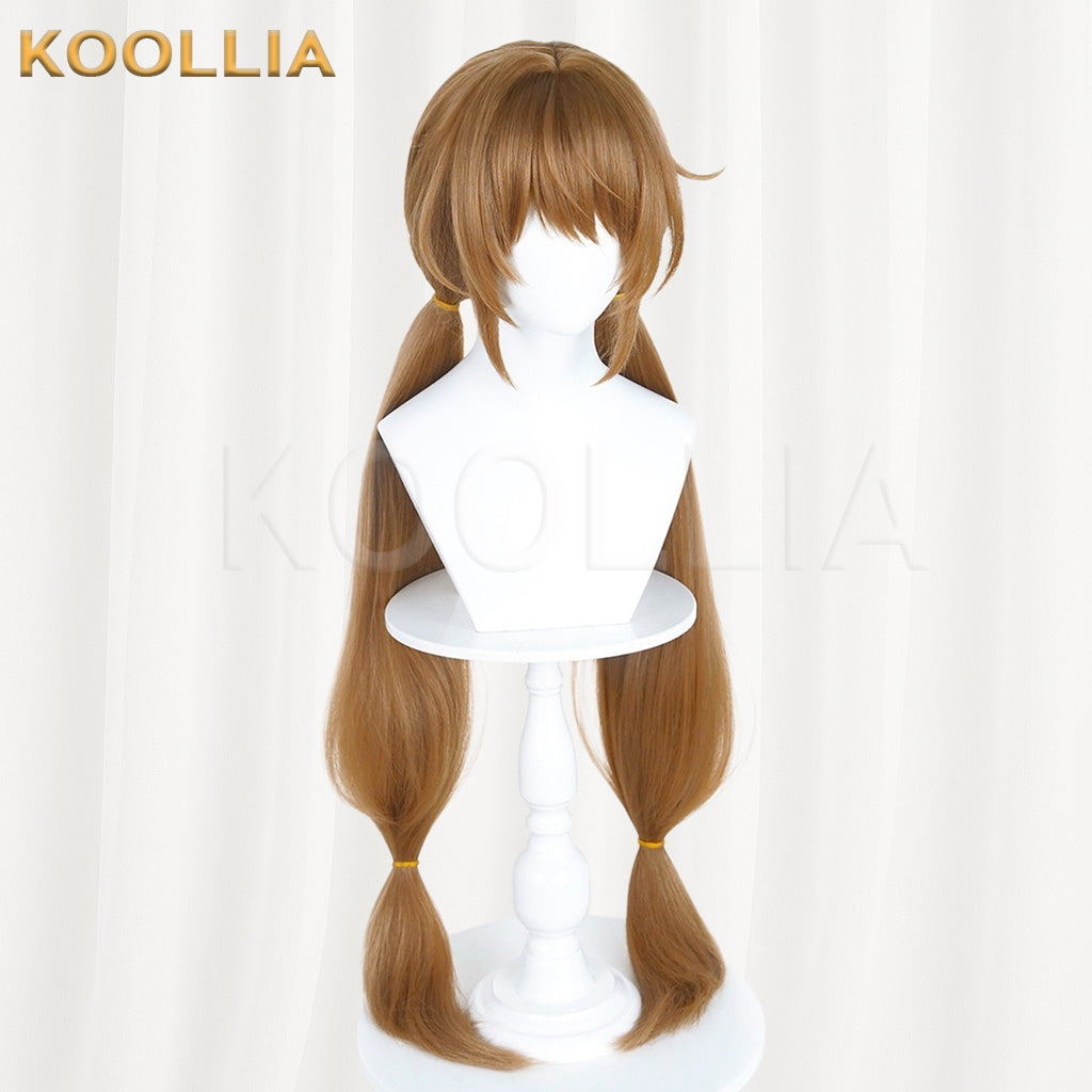 Honor of Kings Da Qiao Breeze As Poem Brown Ponytail Basic Wig