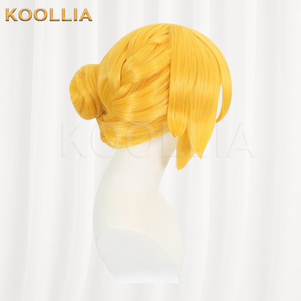 Super Mario Princess Peach Golden Basic Wig