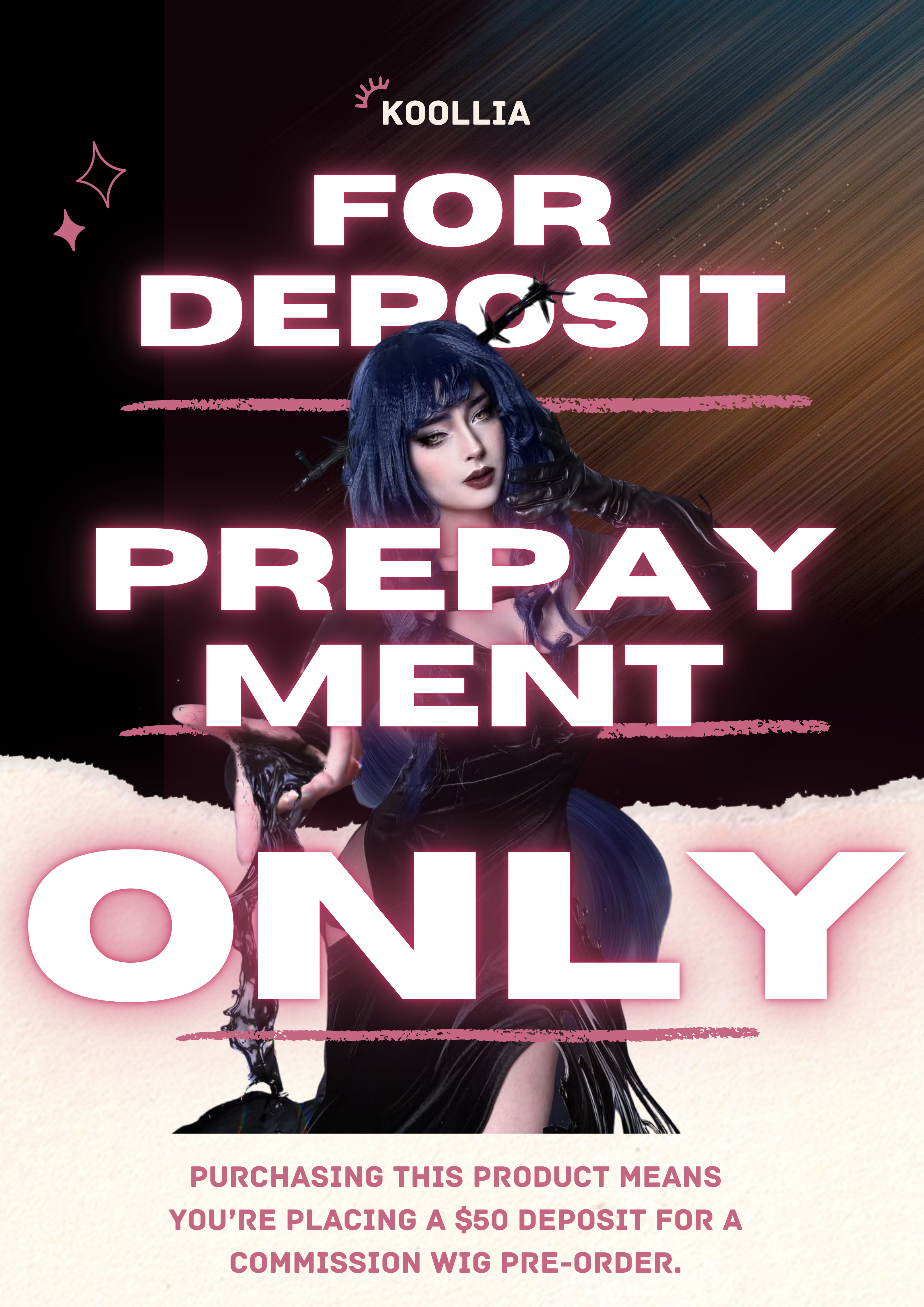 $50 Deposit = $150 Credit for Commission Wigs!