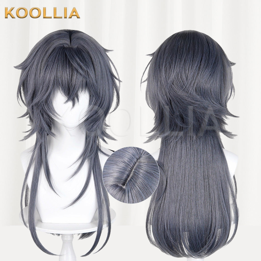 Arknights Logos Long/Short Gray Hair Basic Wig