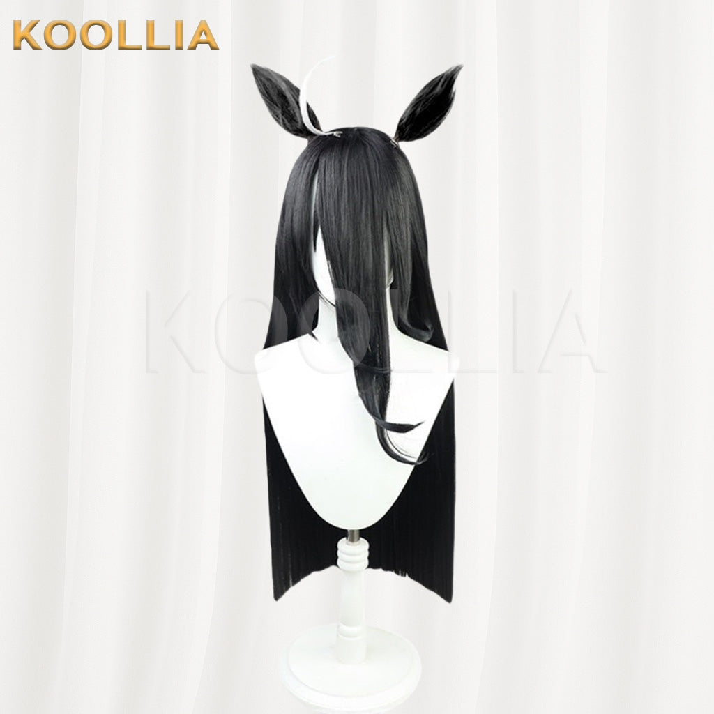 Uma Musume Pretty Derby Manhattan Cafe 100cm Extra Long Black Basic Wig