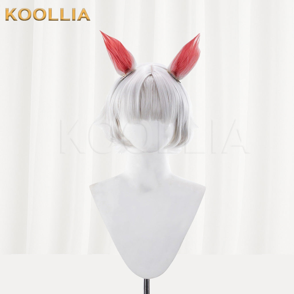 Final Fantasy XIV Y'shtola Rhul Pure White Short Bob Basic Wig