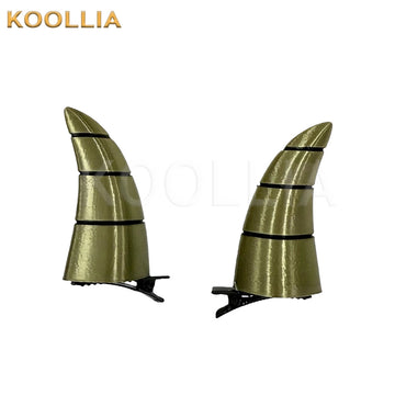 Identity V Little Girl (Pandora) basic cosplay ram horn headpiece set on plain background