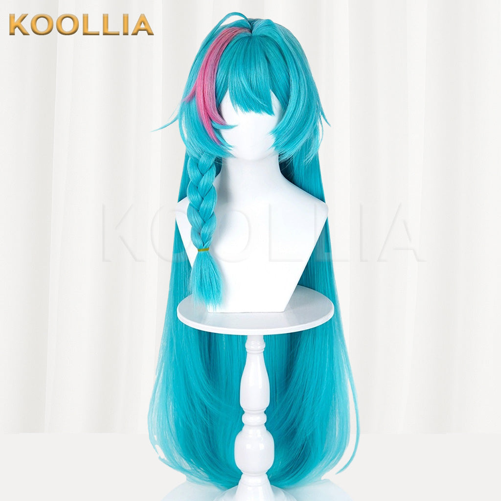 The Other Side Bo He Mint Blue Long Straight Basic Wig