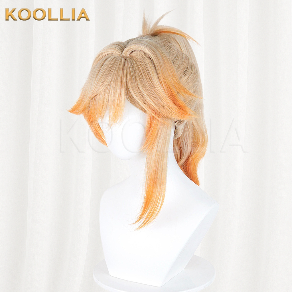 Honor of Kings Mayene Light Blonde & Orange Ombre Basic Wig