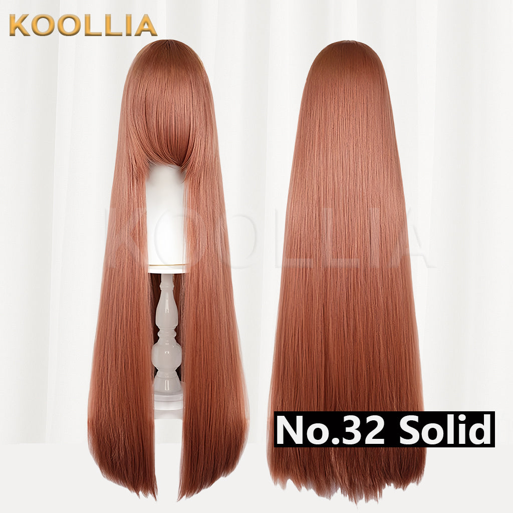 Thickened High-Density 100cm All-Purpose Long Straight Wig(Around 600g)