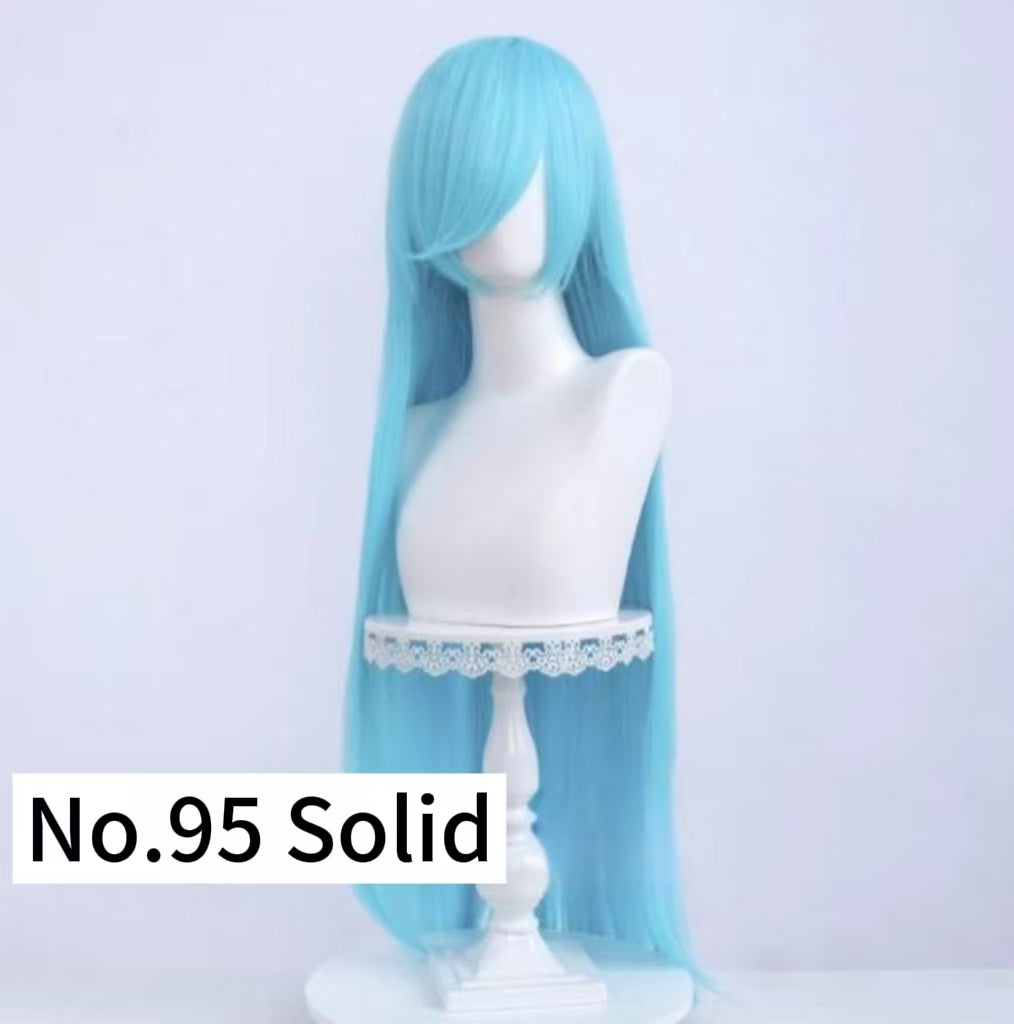 All-purpose 100cm High Temperature Basic Wig