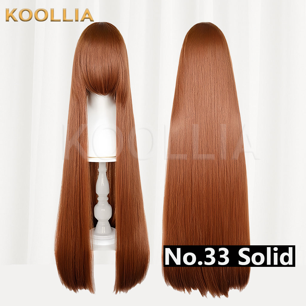 Thickened High-Density 100cm All-Purpose Long Straight Wig(Around 600g)