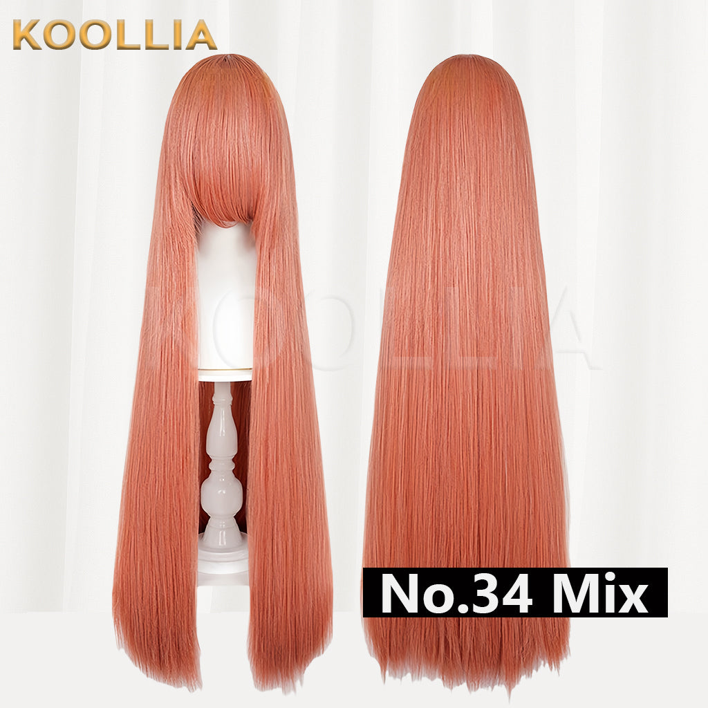 Thickened High-Density 100cm All-Purpose Long Straight Wig(Around 600g)