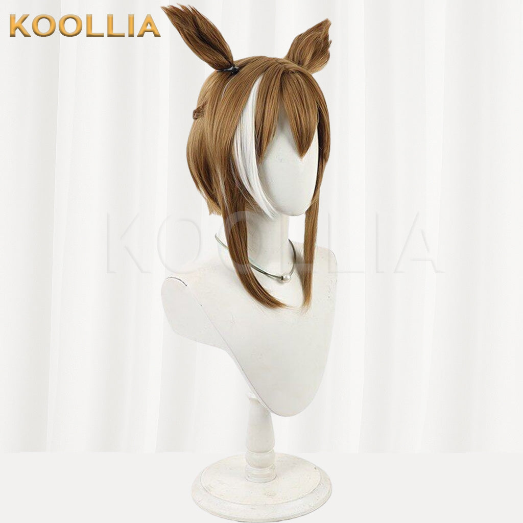 Uma Musume Pretty Derby Cheval Grand Brown Medium Short Basic Wig