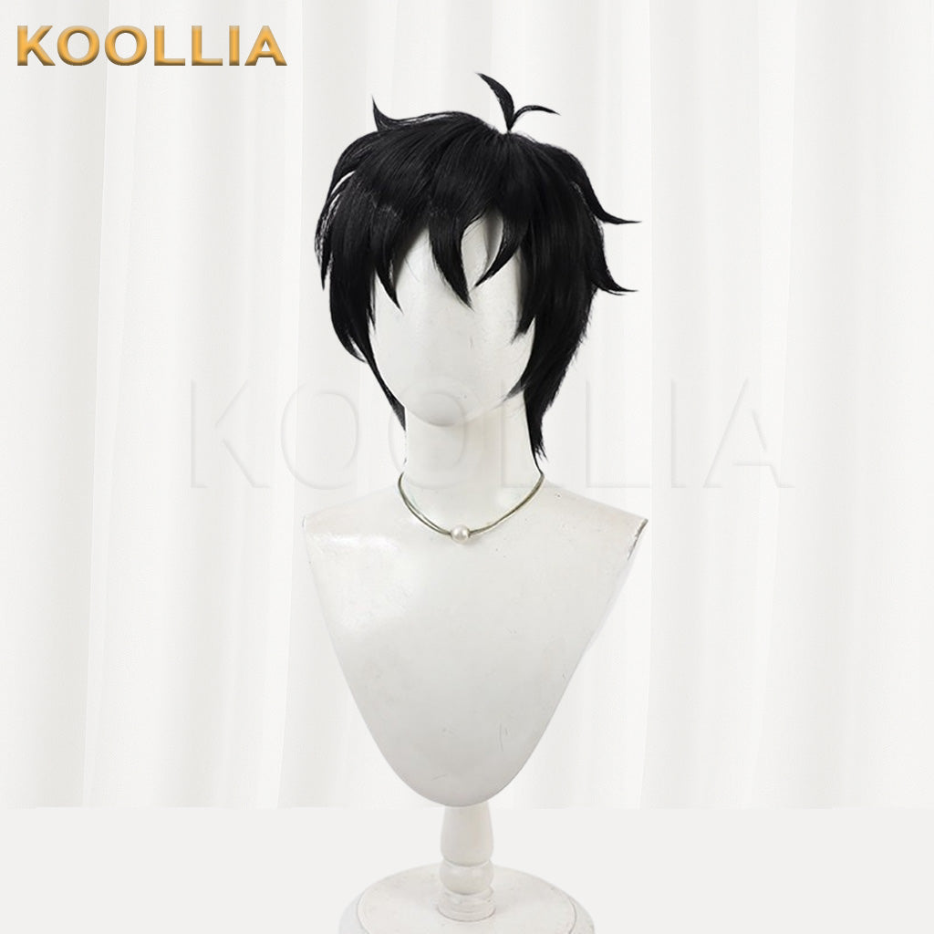Dragon Ball Videl Black Spiky Basic Wig