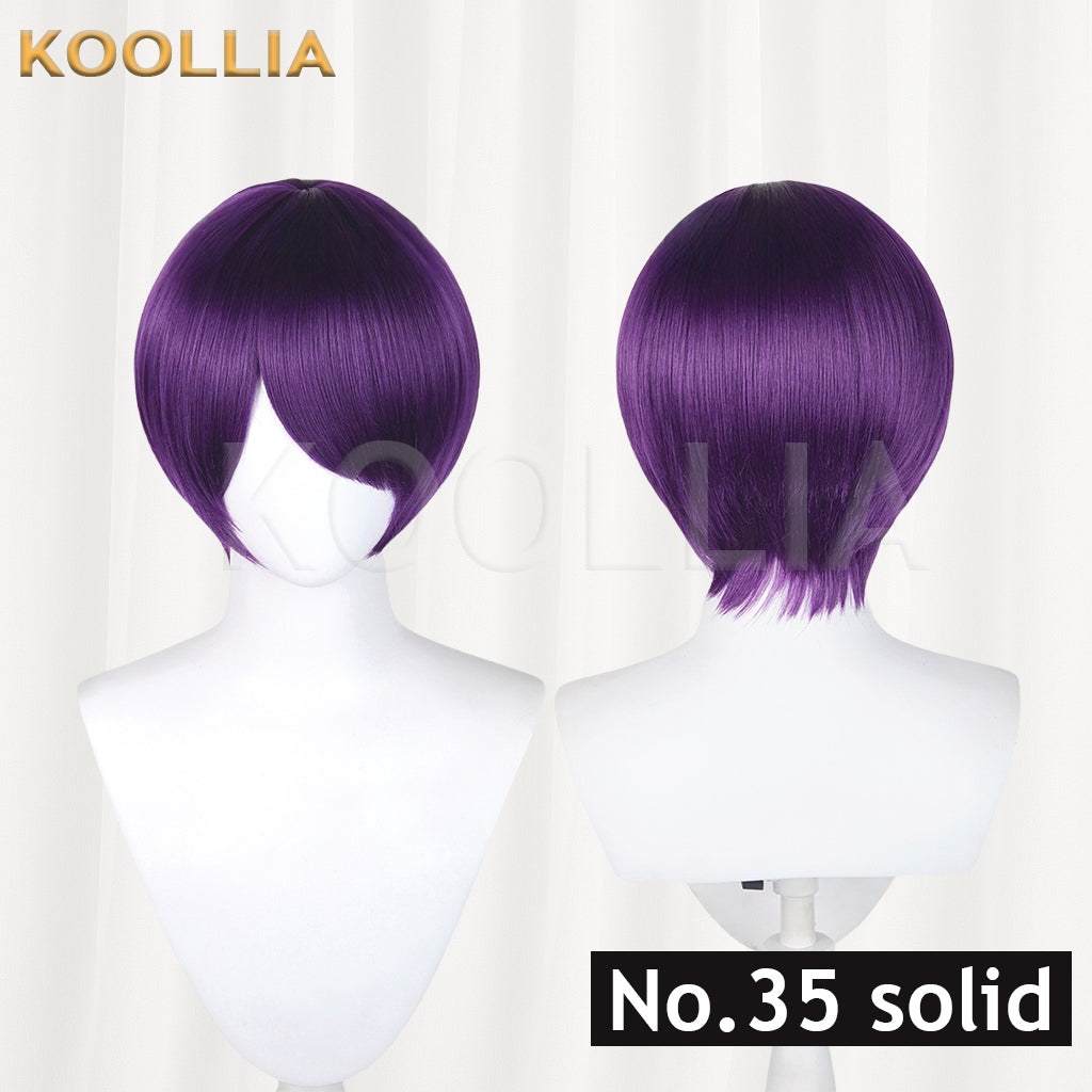 All-purpose 30cm Fluffy Mixed Fiber Short Hair Heat Resistant Basic Wig