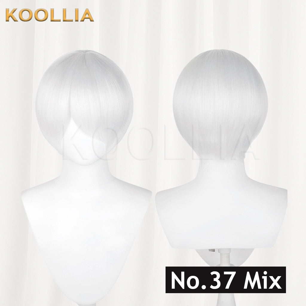 All-purpose 30cm Fluffy Mixed Fiber Short Hair Heat Resistant Basic Wig