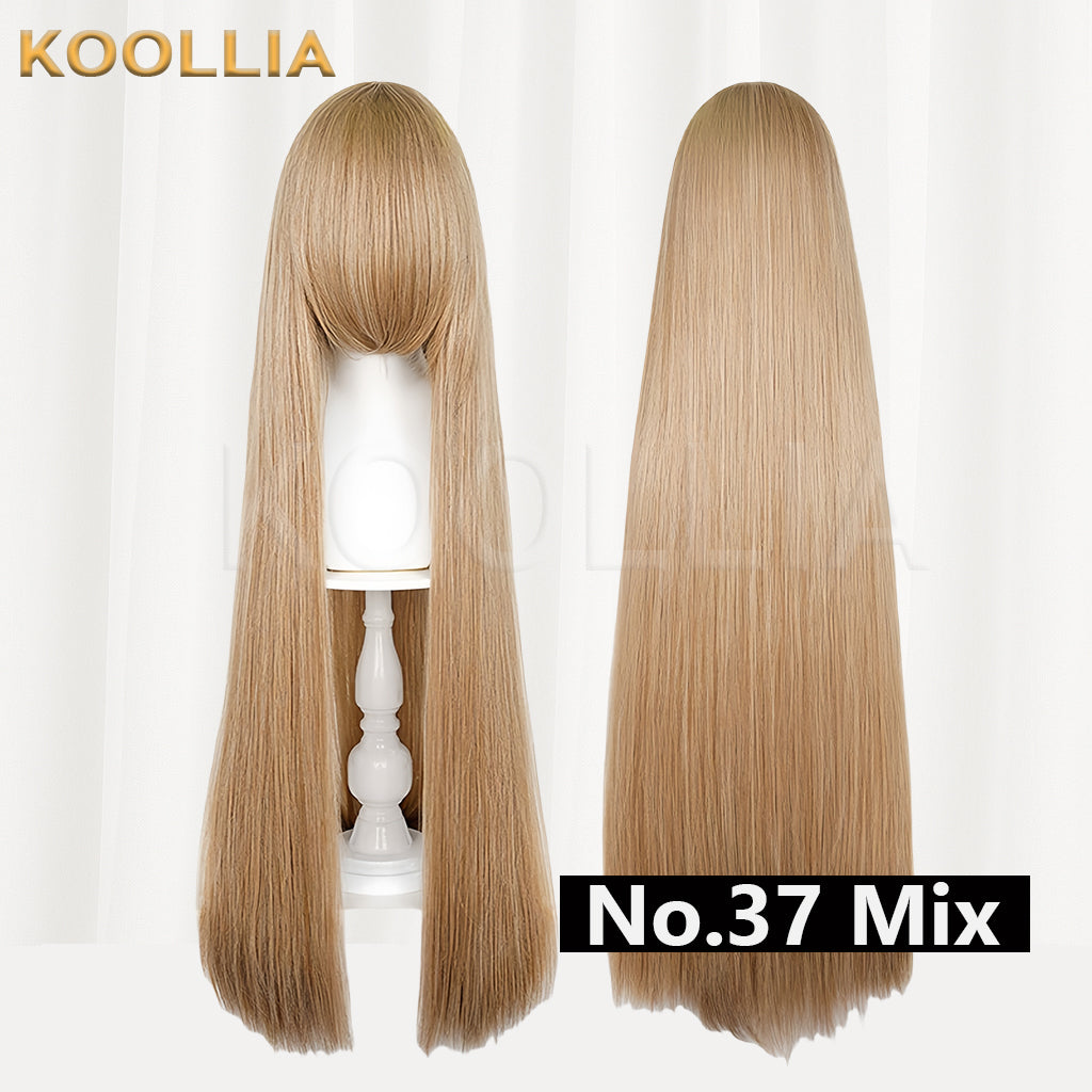 Thickened High-Density 100cm All-Purpose Long Straight Wig(Around 600g)
