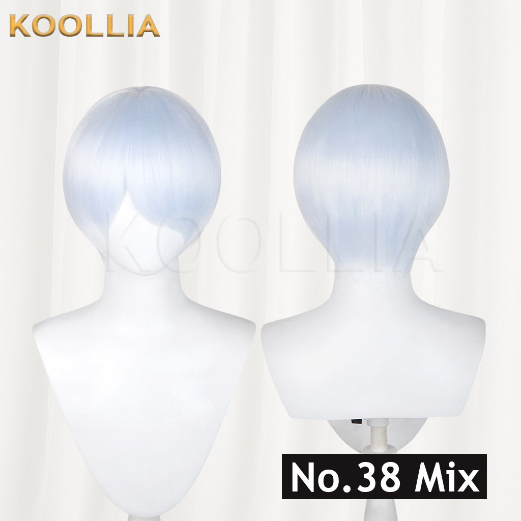 All-purpose 30cm Fluffy Mixed Fiber Short Hair Heat Resistant Basic Wig