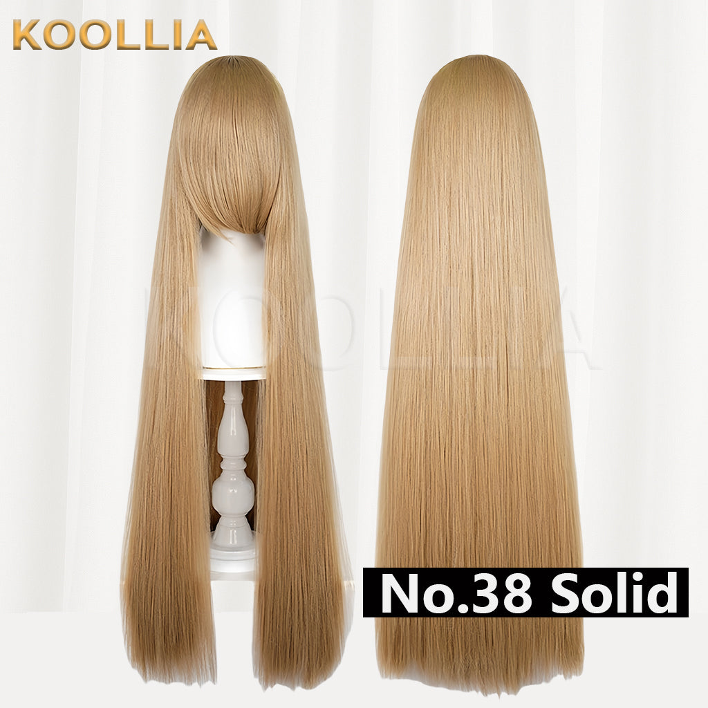 Thickened High-Density 100cm All-Purpose Long Straight Wig(Around 600g)