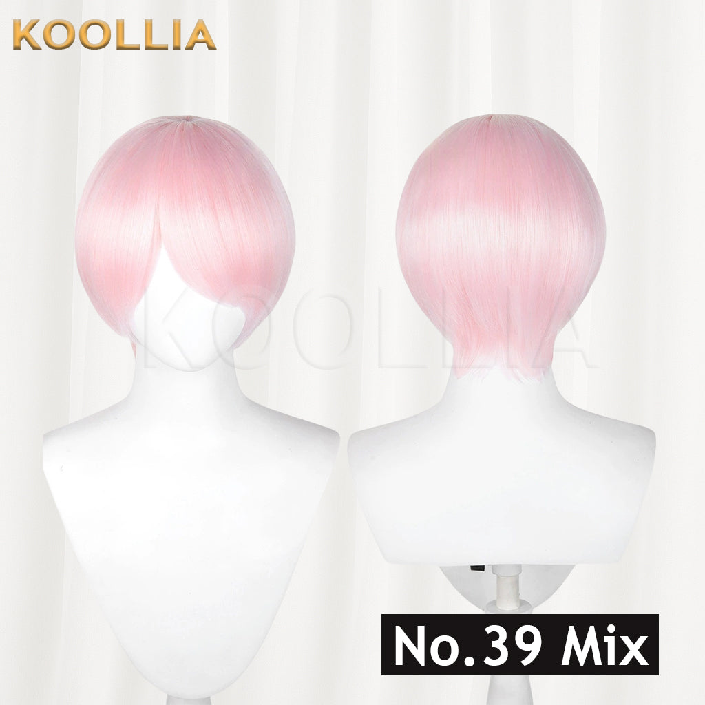 All-purpose 30cm Fluffy Mixed Fiber Short Hair Heat Resistant Basic Wig