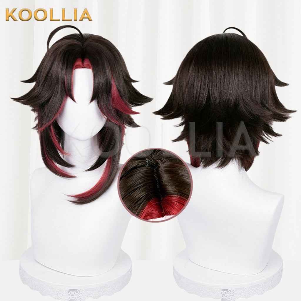 Genshin Impact Xiao Short/Long Green Hair Basic Wig