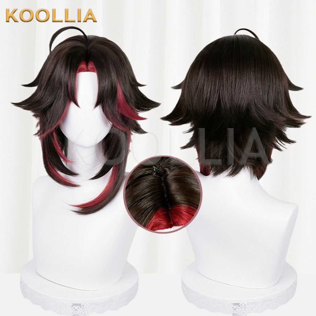 Genshin Impact Xiao Short/Long Green Hair Basic Wig