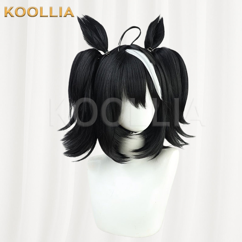 Uma Musume Pretty Derby Kitasan Black Black Twin Tail Basic Wig