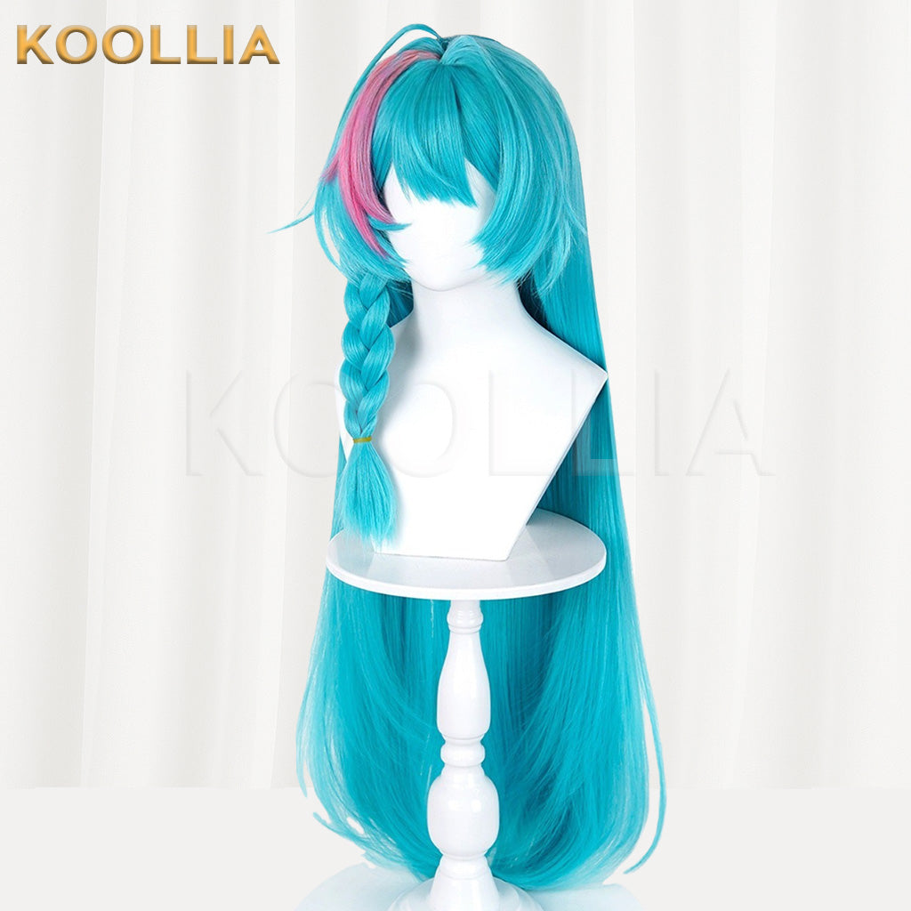 The Other Side Bo He Mint Blue Long Straight Basic Wig