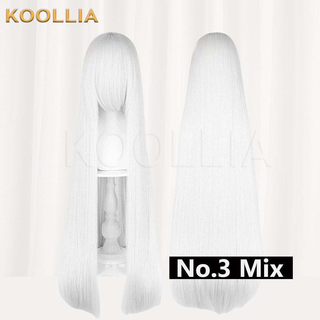 Thickened High-Density 100cm All-Purpose Long Straight Wig(Around 600g)