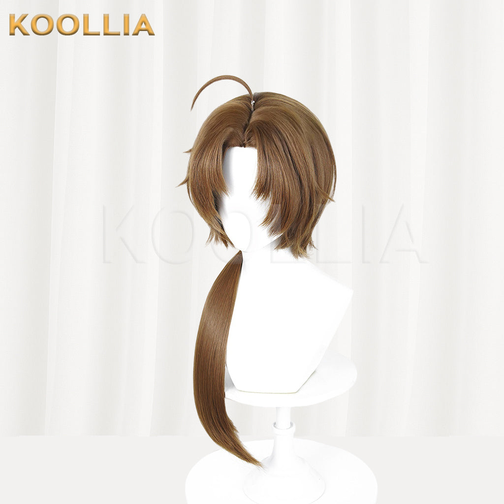 Mushoku Tensei: Jobless Reincarnation Rudeus Greyrat Long Brown Hair Basic Wig