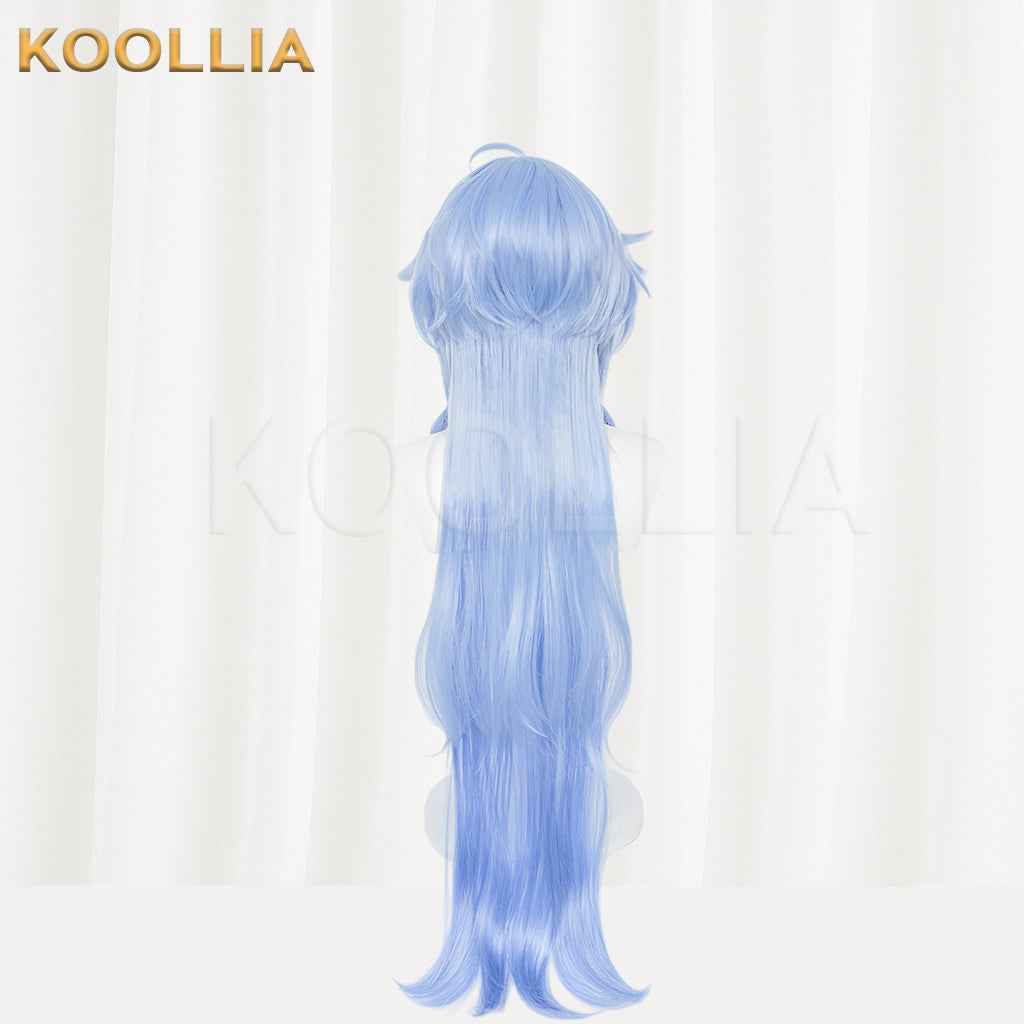 Genshin Impact Ganyu Long Blue Hair Basic Wig