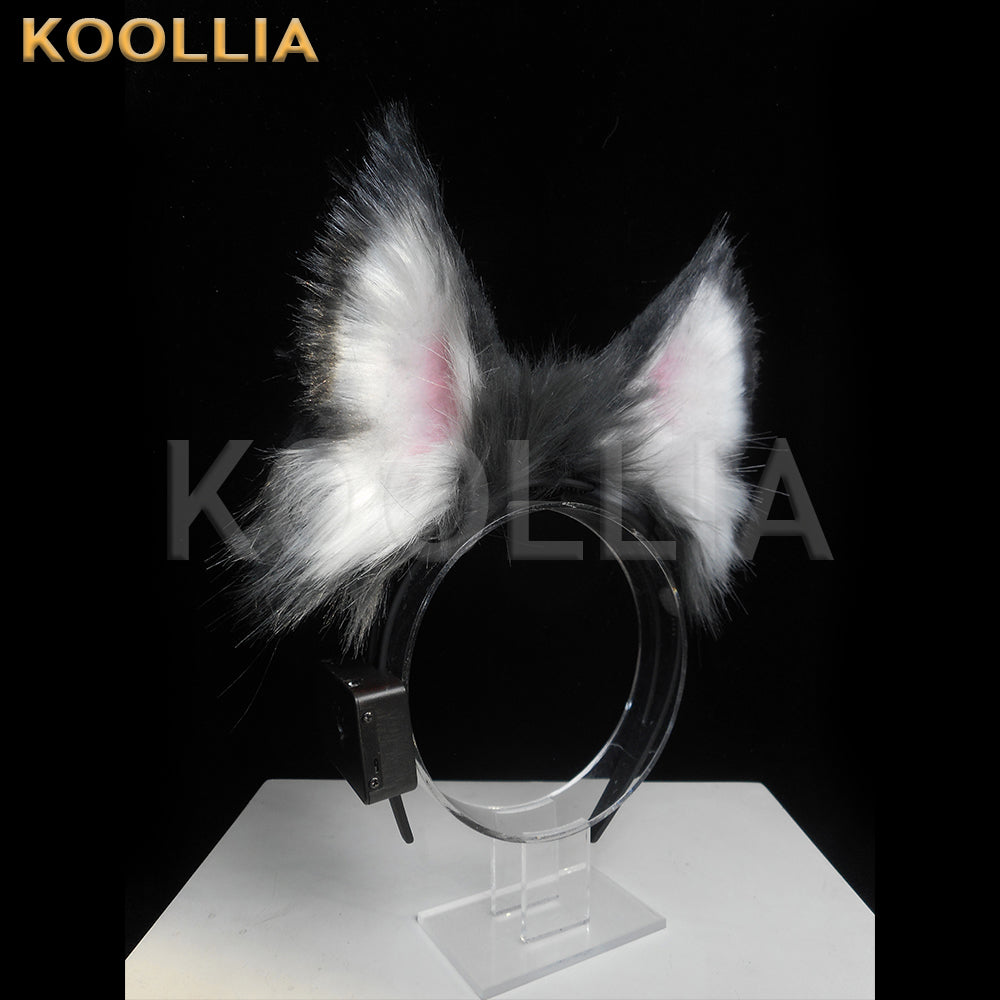 KOOLLIA Smart Cat Ears Pro - 4-Servo Animations & Head Tracking (Perfect for Cosplay/Parties) Animal Ear Lively Series