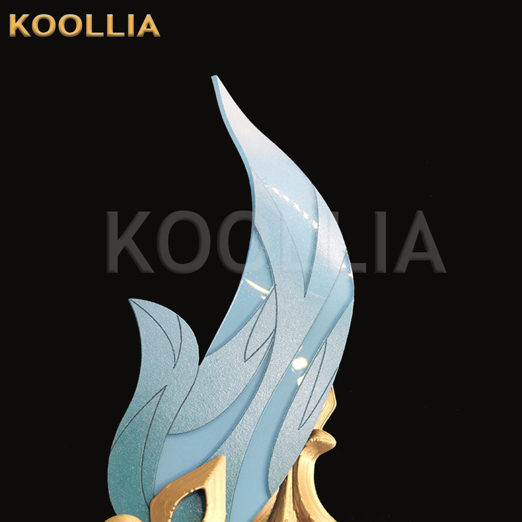 Genshin Impact Neuvillette Long White Hair Basic Wig