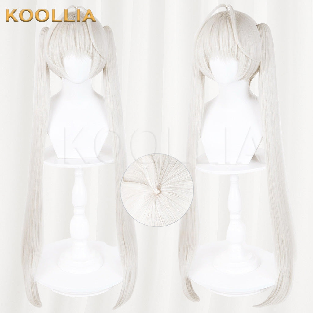 Yosuga no Sora Kasugano Sora Silver White Double Ponytail Basic Wig
