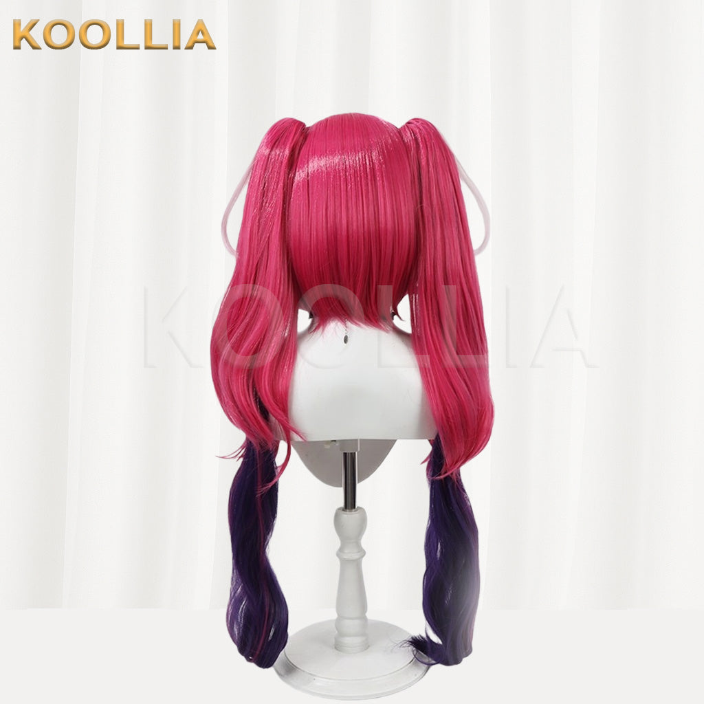 Hazbin Hotel Velvette Gradient Pigtail Basic Wig