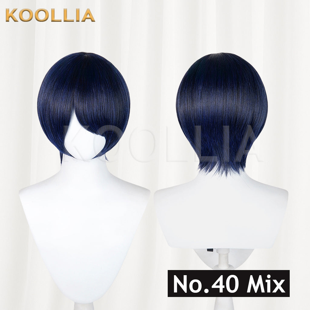 All-purpose 30cm Fluffy Mixed Fiber Short Hair Heat Resistant Basic Wig