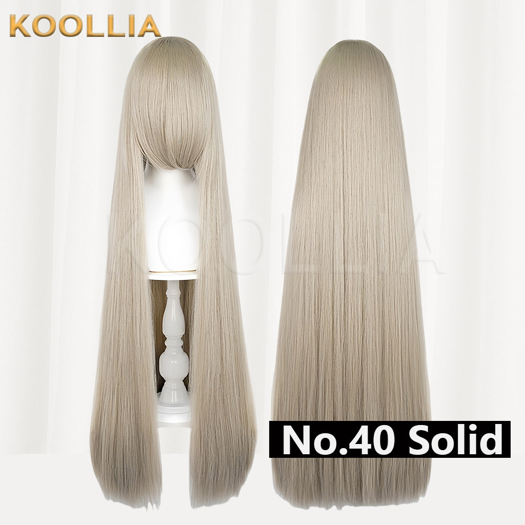 Thickened High-Density 100cm All-Purpose Long Straight Wig(Around 600g)