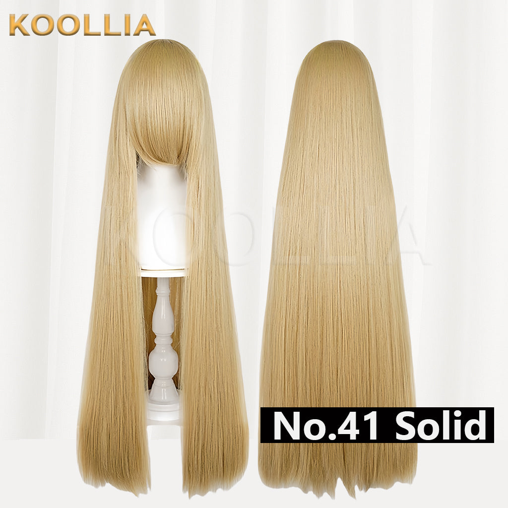 Thickened High-Density 100cm All-Purpose Long Straight Wig(Around 600g)