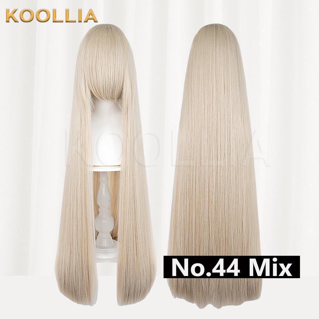 Thickened High-Density 100cm All-Purpose Long Straight Wig(Around 600g)