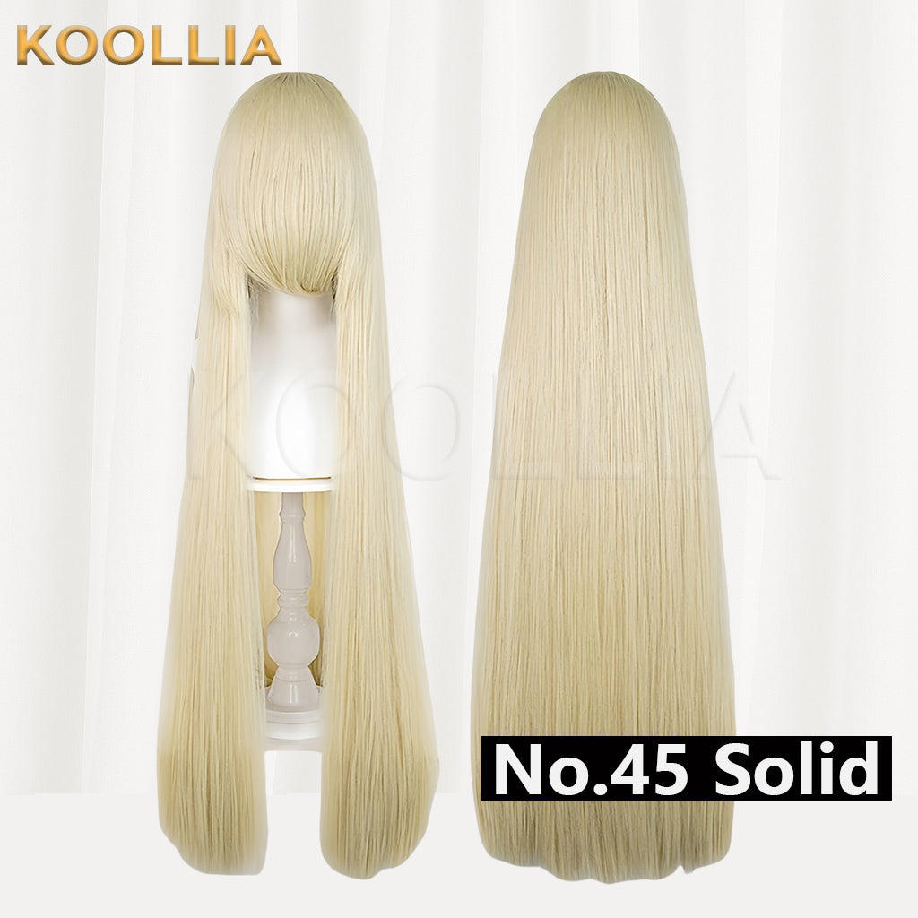 Thickened High-Density 100cm All-Purpose Long Straight Wig(Around 600g)