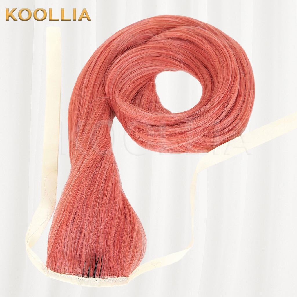 Arknights Asuka Haruka Pink‑Orange Gradient Basic Wig