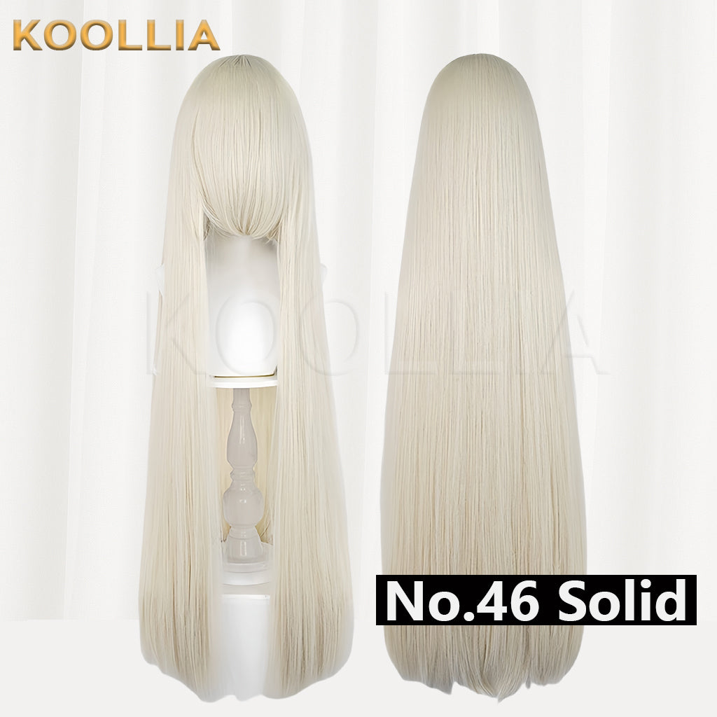 Thickened High-Density 100cm All-Purpose Long Straight Wig(Around 600g)
