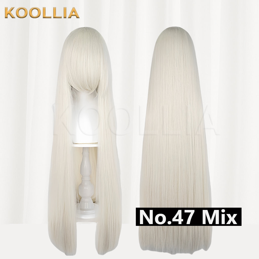Thickened High-Density 100cm All-Purpose Long Straight Wig(Around 600g)