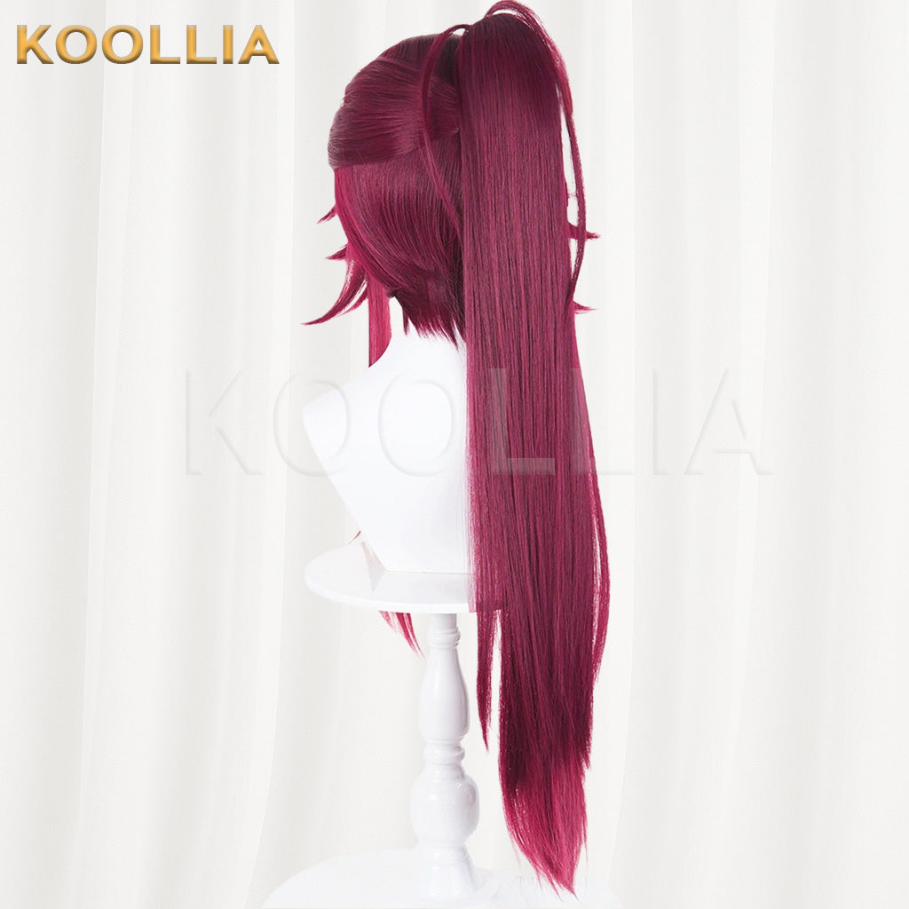 Ensemble Stars Wakami Maruka Wine Red Basic Wig