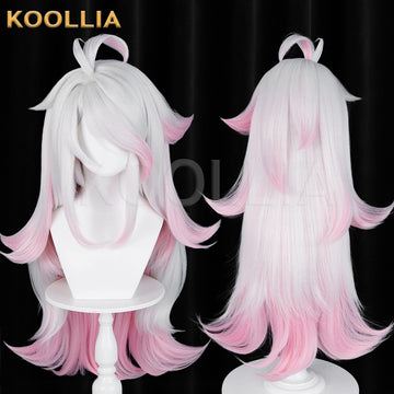 Locke Kingdom Iris White-Pink Gradient Basic Wig Multi-angle Display by koollia